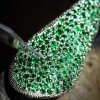 Savelli X Gemfields聯手打造祖母綠奢華手機-珠寶首飾展示圖【行業經典】