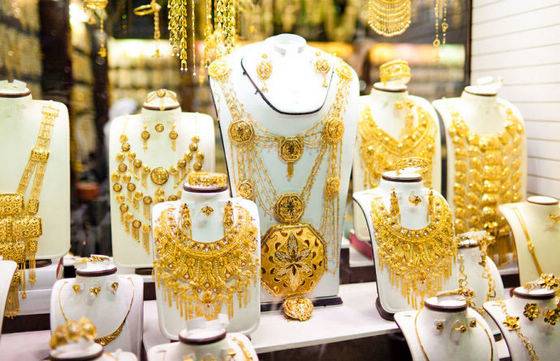 迪拜黃金街：世界第3大黃金交易市場-珠寶首飾展示【行業精選】