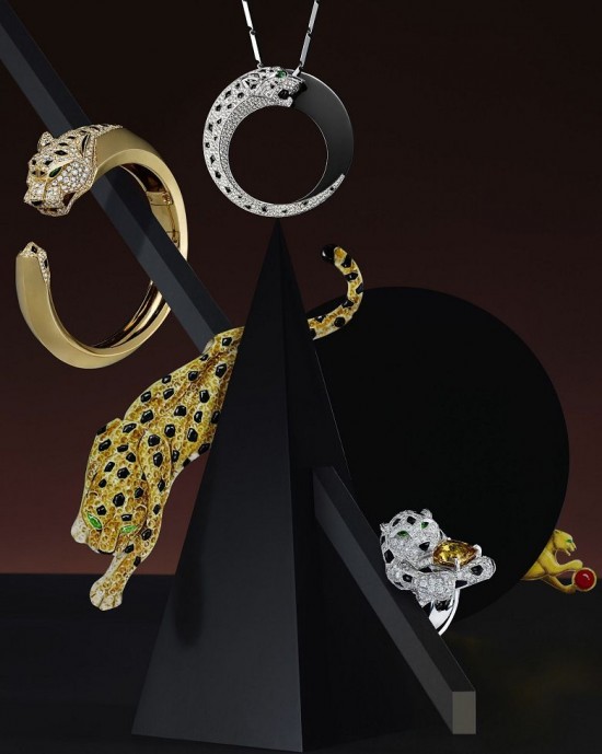 卡地亞(Cartier)的美洲豹圖騰-精美珠寶【秘密：適合高貴女人的珠寶】