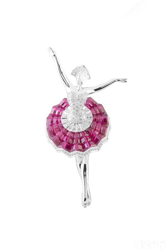 Van Cleef &#038; Arpels：穿紅舞裙跳舞-精美珠寶【秘密：適合高貴女人的珠寶】