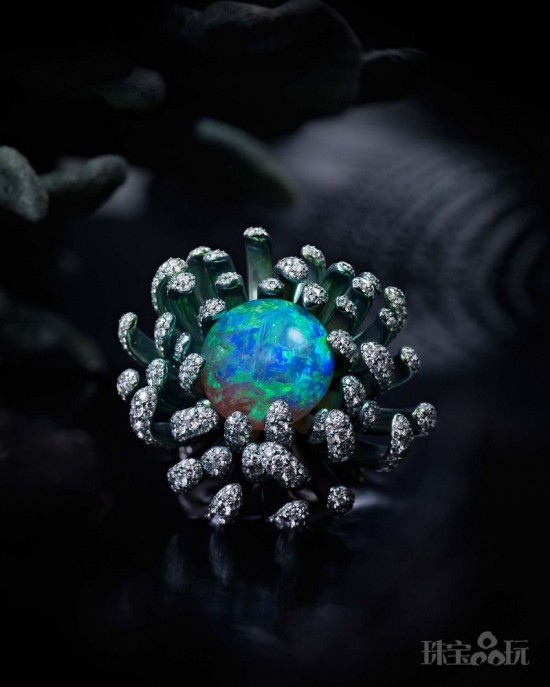 夢幻之花 蕭邦(Chopard)Fleurs d’Opales全系列花形戒指-精美珠寶【秘密：適合高貴女人的珠寶】