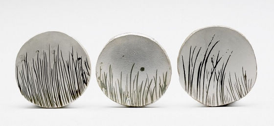 Emma Fielden設計的Grass系列胸針-珠寶首飾展示圖【行業經典】