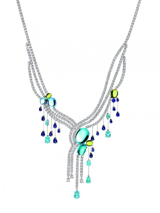 海瑞溫斯頓(Harry Winston)Cabachon Fall項鏈-精美珠寶【秘密：適合高貴女人的珠寶】