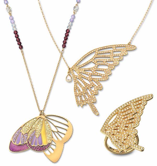 SWAROVSKI 2011年春夏新品“蝶羽詩情”系列-珠寶首飾展示【行業精選】