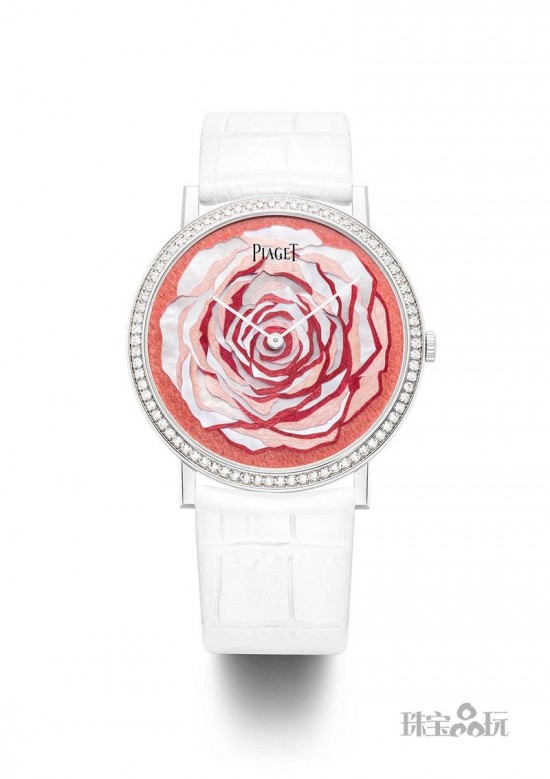 Piaget：表盤里的玫瑰園-珠寶首飾展示圖【行業經典】