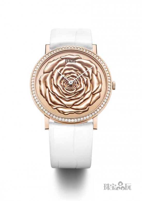 Piaget：表盤里的玫瑰園-珠寶首飾展示圖【行業經典】