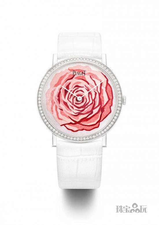 Piaget：表盤里的玫瑰園-珠寶首飾展示圖【行業經典】