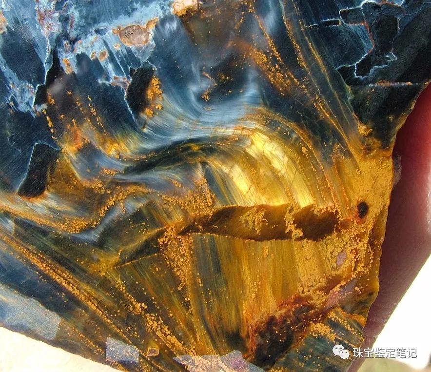 納米比亞彼得石（Pieterite）圖片及詳細介紹【與淅川虎睛石的區別】