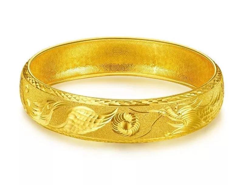 黃金手鐲款式圖片大全-經典好看黃金手鐲圖片