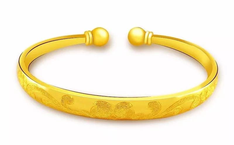 黃金手鐲款式圖片大全-經典好看黃金手鐲圖片