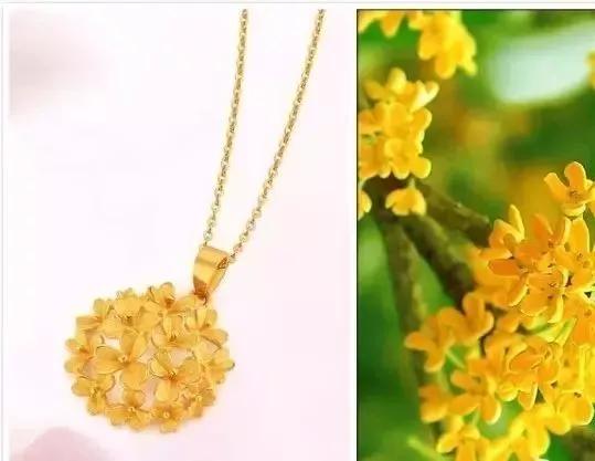 黃金首飾各種“名花”的寓意和象征-黃金項鏈的寓意和象征