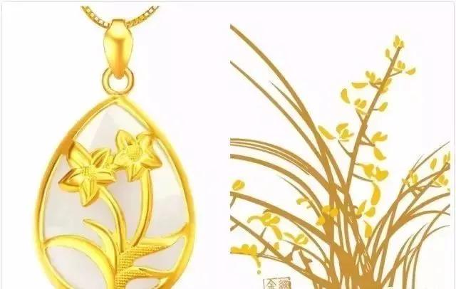 黃金首飾各種“名花”的寓意和象征-黃金項鏈的寓意和象征