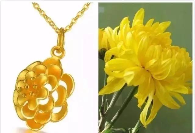 黃金首飾各種“名花”的寓意和象征-黃金項鏈的寓意和象征