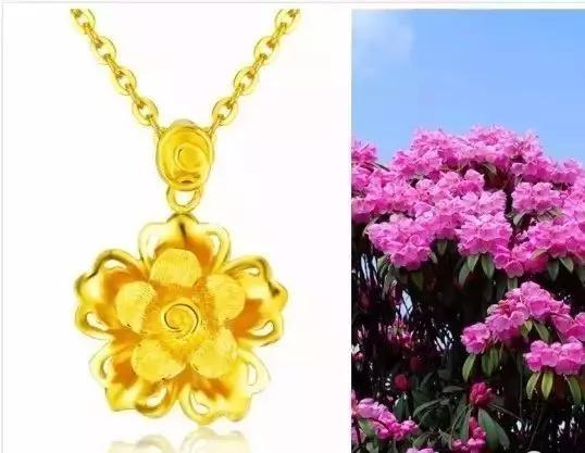 黃金首飾各種“名花”的寓意和象征-黃金項鏈的寓意和象征