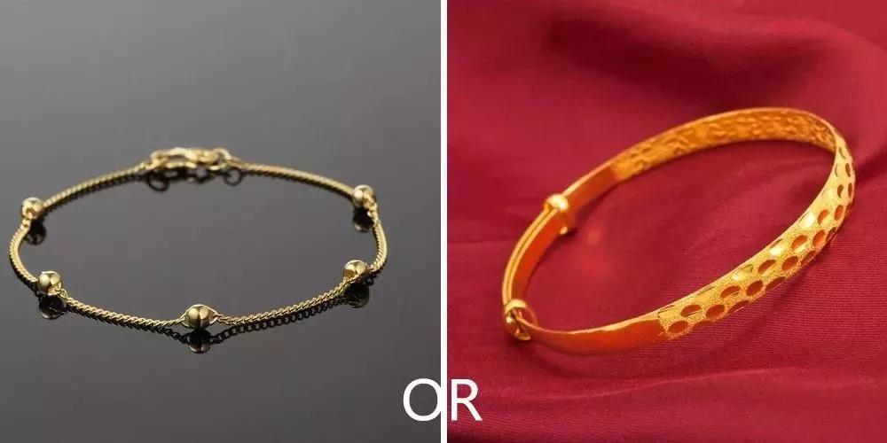 糾結！金手鏈、金手鐲到底該買哪一個？看完秒選~