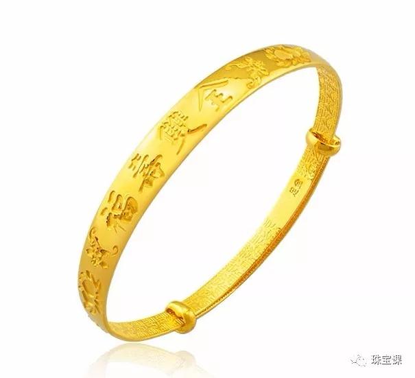 黃金手鐲花紋寓意大全 | 陳妍希與胡杏兒中式婚禮最惹眼！