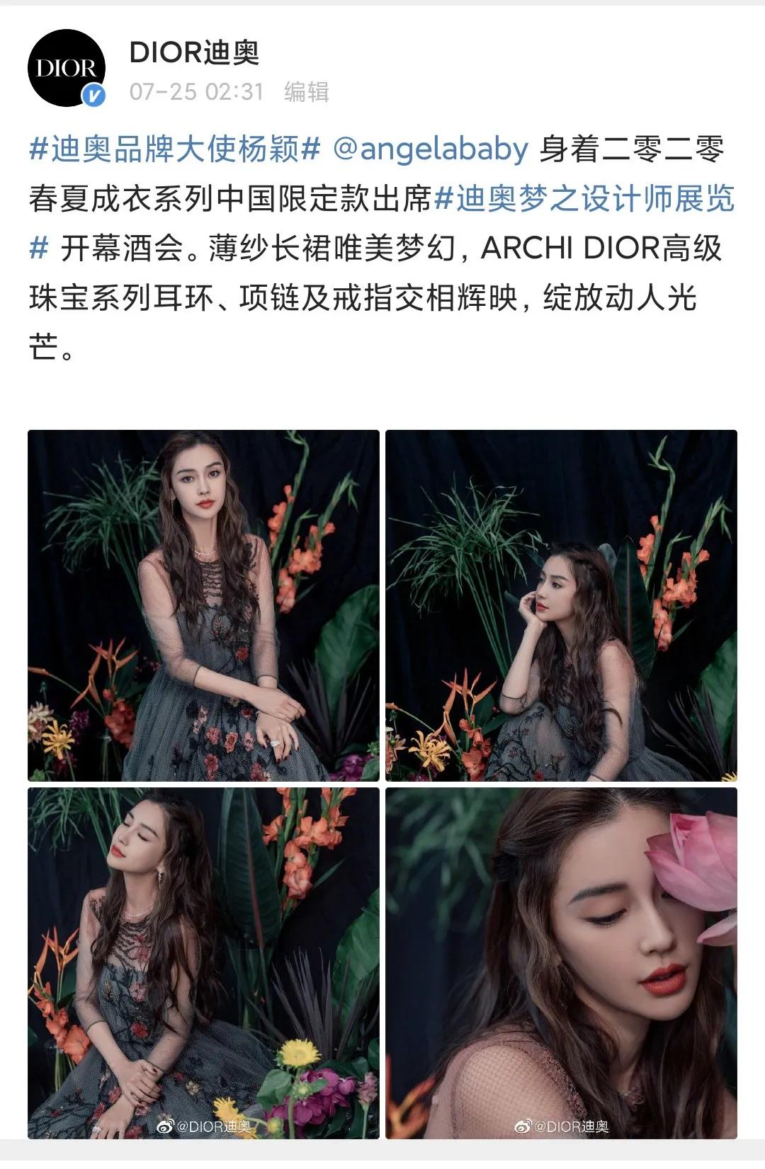趙麗穎DIOR珠寶代言被降級？這波操作也是罕見