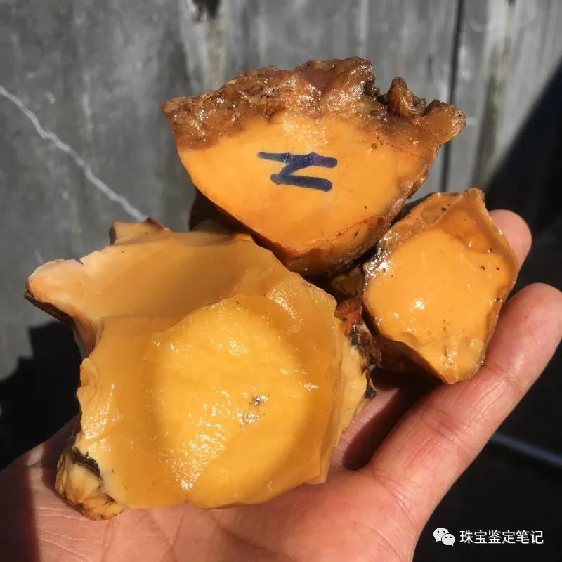 一則壓制斜頑輝石仿緬甸黃玉的檢測案例