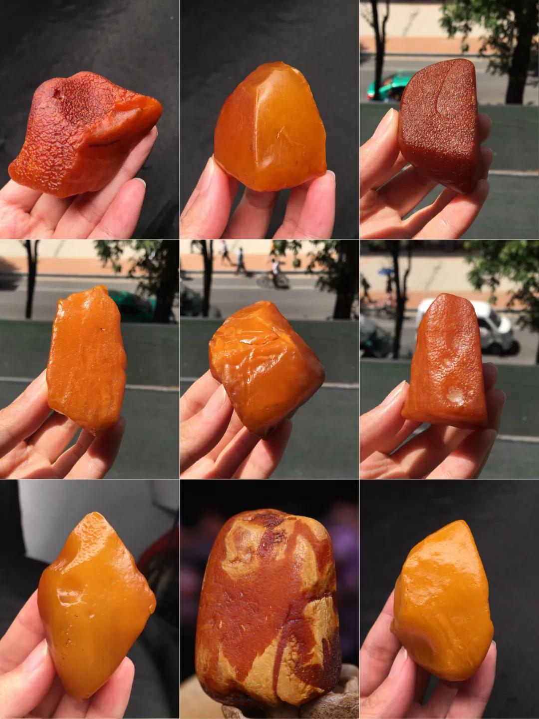 那也叫琥珀蜜蠟一手貨源，15塊克價的全皮原石見過沒？