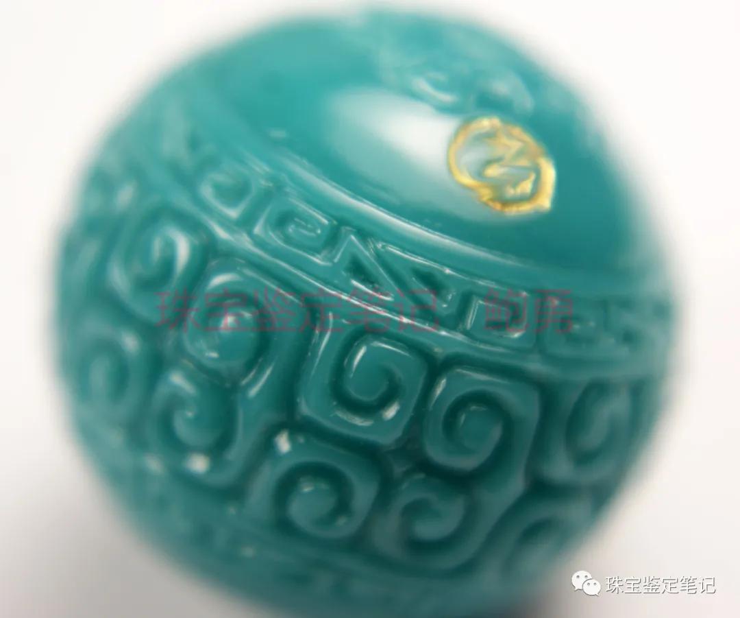 極品高瓷高藍綠松石，竟然是帶大師款的