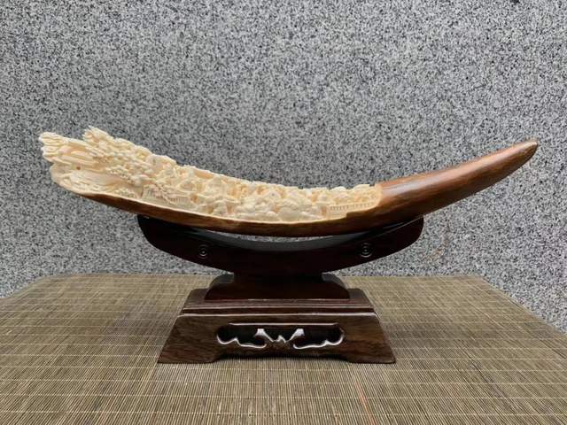 中國猛犸牙雕,世界第一,沒有第二,美到讓你說不出口!