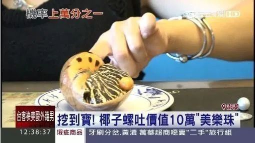 菜市場買了點海鮮，竟然吃出175萬的珍珠？