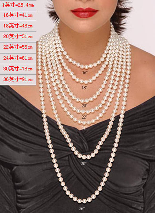 珍珠項鏈長短意義(女士不可不知)