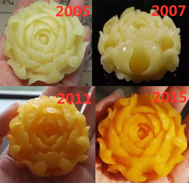 這種蜜蠟一看就是“高級貨”！溫潤端麗，就像流動的黃金……