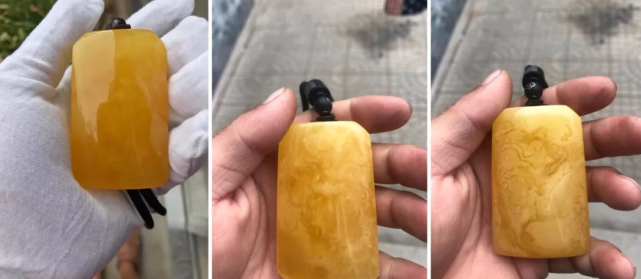 這種蜜蠟一看就是“高級貨”！溫潤端麗，就像流動的黃金……