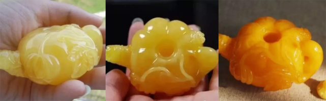 這種蜜蠟一看就是“高級貨”！溫潤端麗，就像流動的黃金……