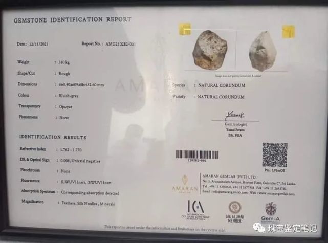 310公斤!世界上最大的“單體”藍寶石亞洲皇后(Queen of Asia)