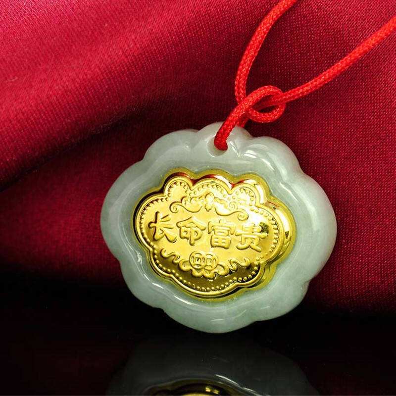 金鑲玉的魅力 金鑲玉吊墜如何保養 -翡翠保養