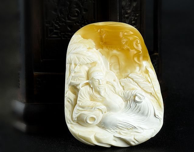 蜜蠟雕刻技法解析，蜜蠟雕刻作品圖片欣賞 -蜜蠟