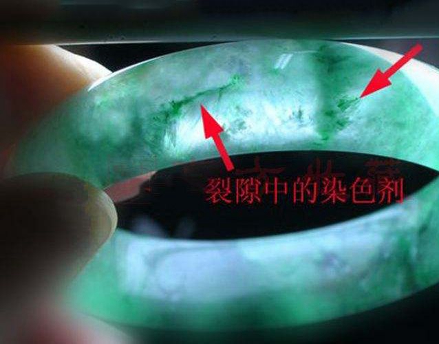 翡翠鑒定之如何鑒定染色翡翠？ -翡翠