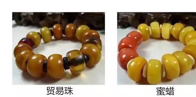 蜜蠟真假對照圖，怎樣識別真假蜜蠟？ -蜜蠟琥珀