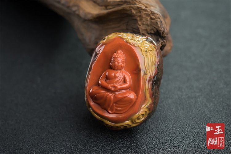 南紅包漿前后圖片欣賞， 南紅如何把玩包漿？