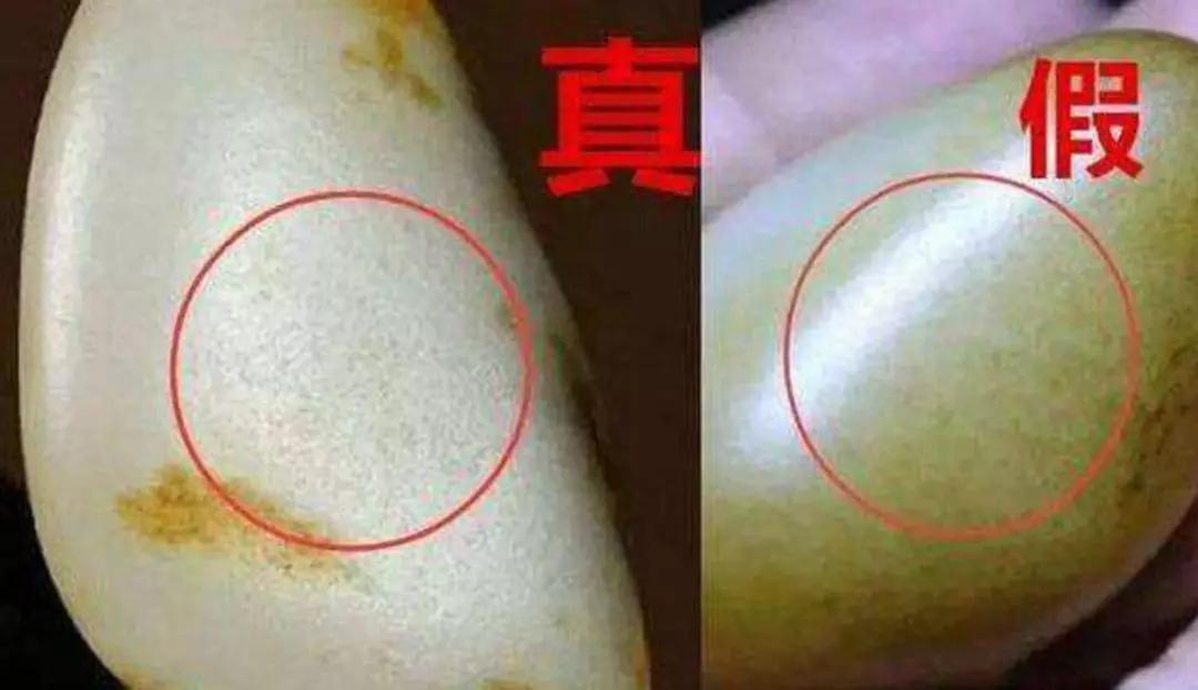 和田玉籽料天然侵染和人工侵染情況!和田玉籽料