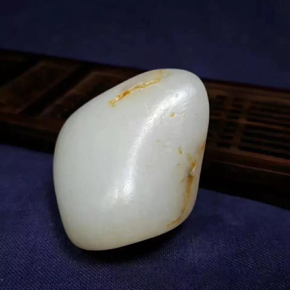 和田玉籽料天然侵染和人工侵染情況!和田玉籽料