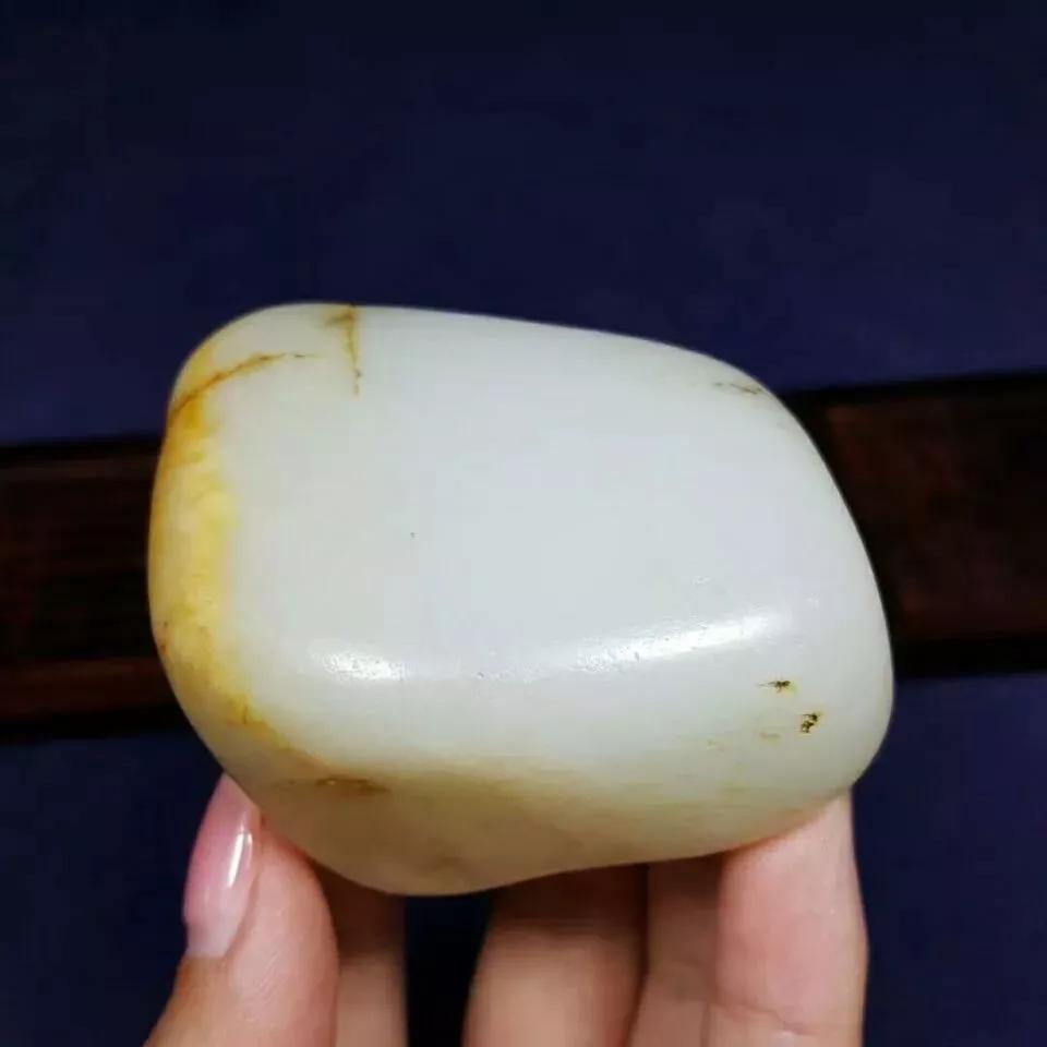 和田玉籽料天然侵染和人工侵染情況!和田玉籽料