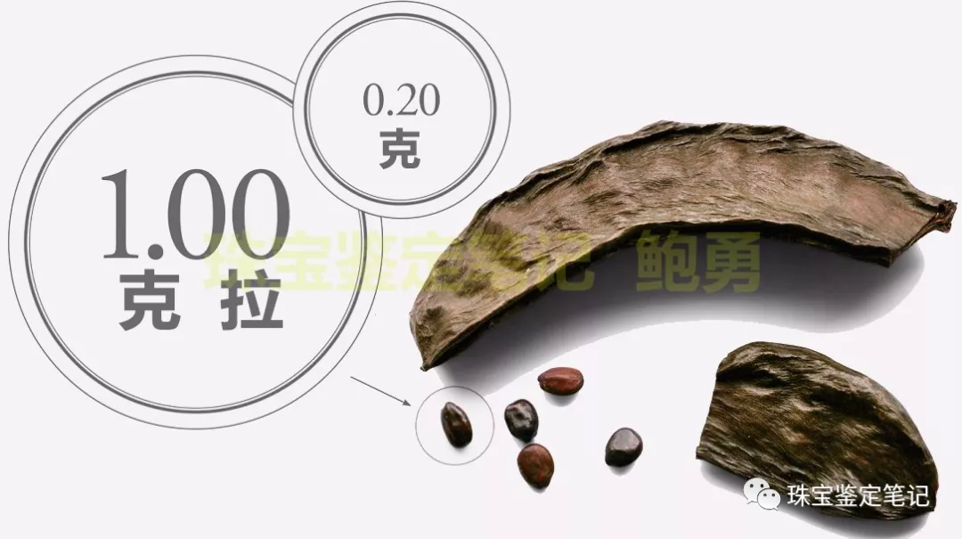 鉆石4C分級另類解讀之一：克拉 (carat) 是一粒豆
