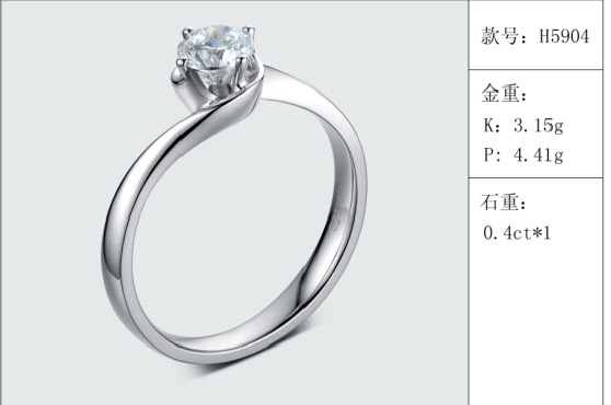 珠寶定制經典款婚鉆：有金重與石重經典款婚鉆300款