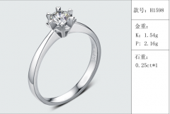 珠寶定制經典款婚鉆：有金重與石重經典款婚鉆300款