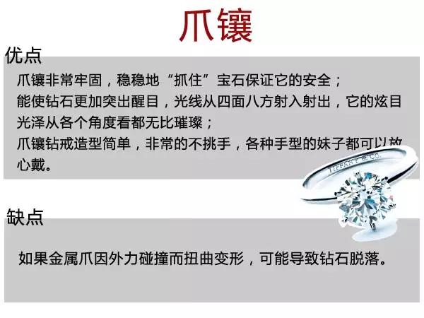 鉆石常見的鑲嵌方式優缺點，您的鉆石容易掉么？
