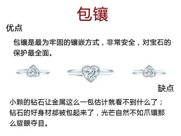 鉆石常見的鑲嵌方式優缺點，您的鉆石容易掉么？